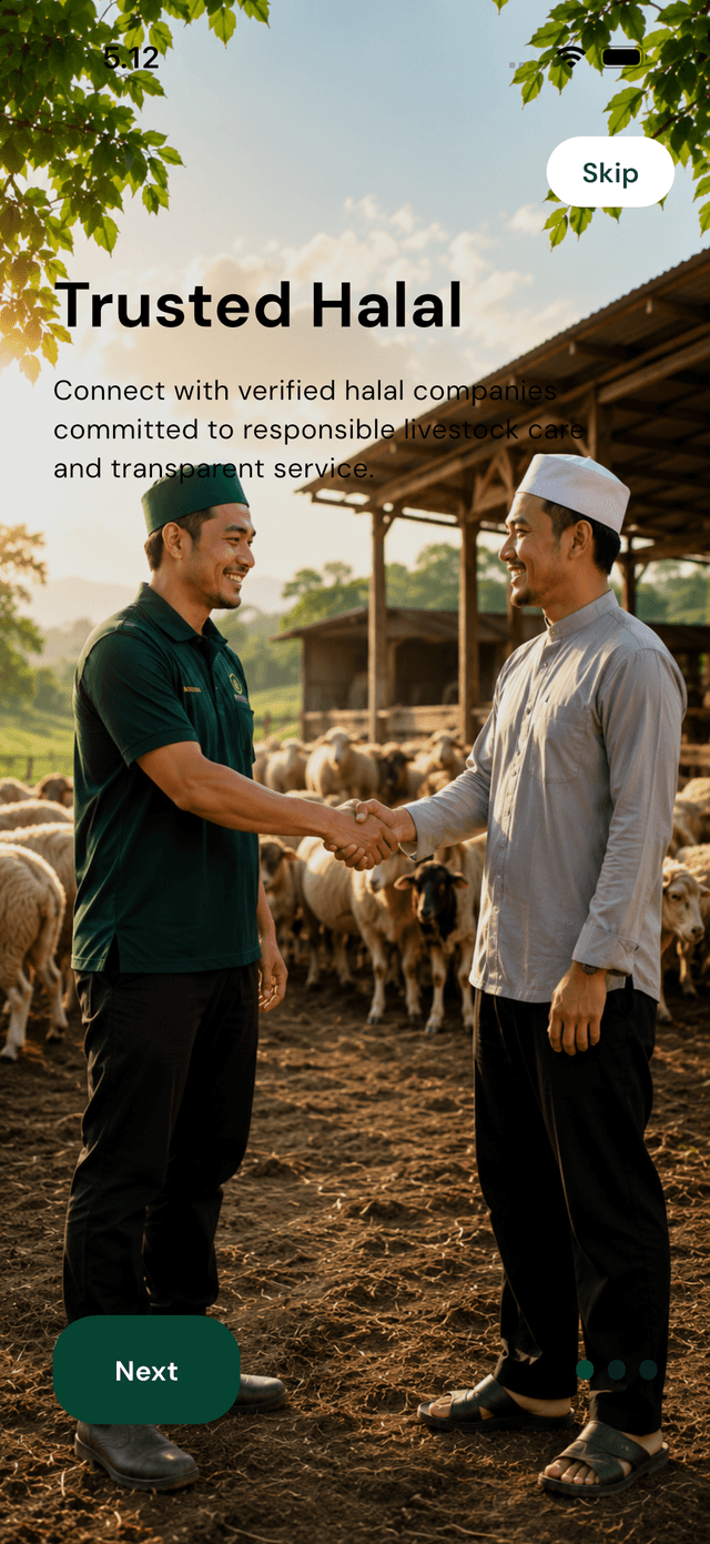 Inves Halal mobile app preview