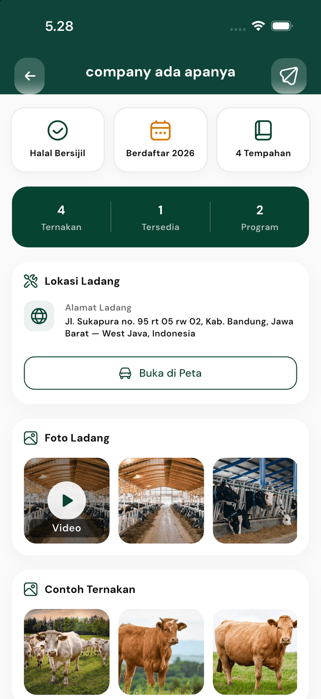 Inves Halal mobile app preview